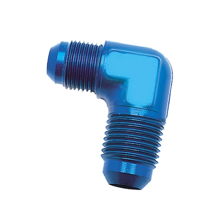 Speedfx ADAPTER FITTING, -8AN 90 DEG FLARE TO FLARE BLU ELB 560821